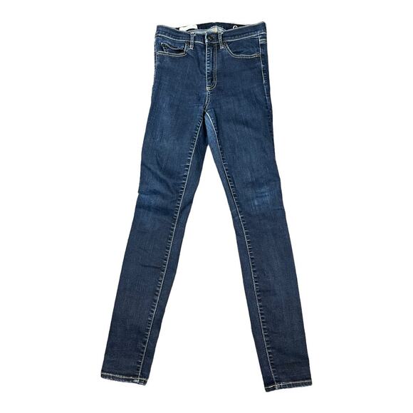 Gap Resolution high Rise Skinny Jeans 26 Dark Wash Indigo - Picture 1 of 5